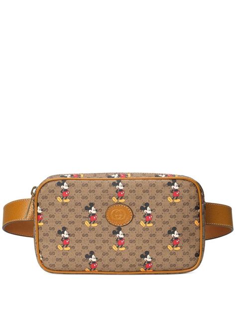 gucci mickey belt bag|gucci mickey mouse print bag.